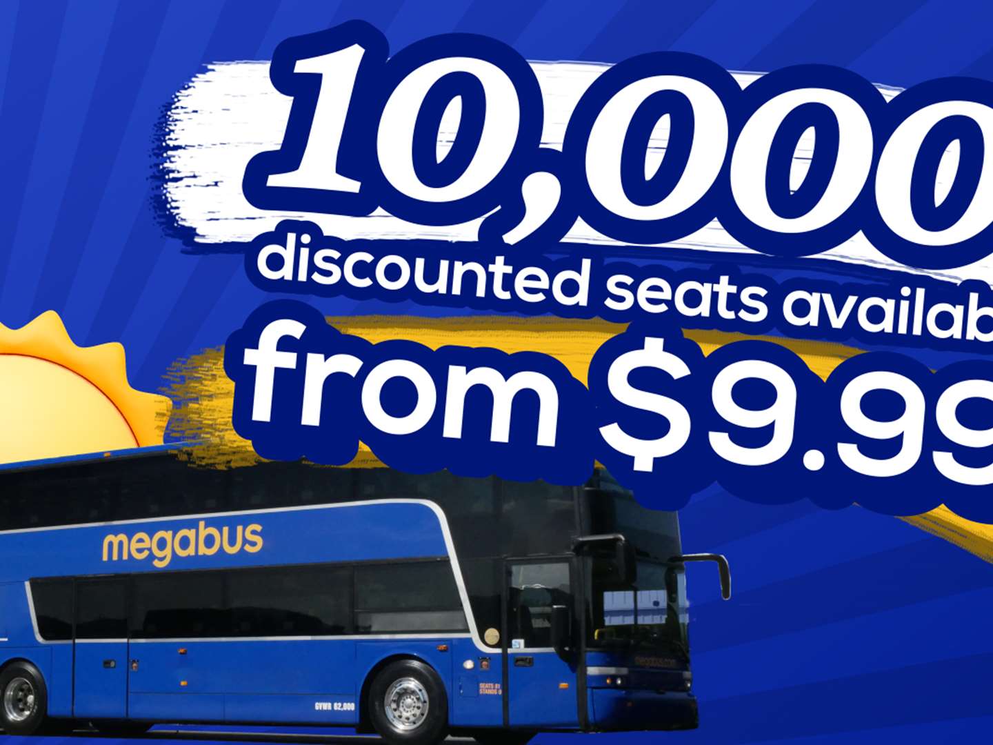 Megabus Canada is Offering 10,000 Discounted Seats as Low as $9.99